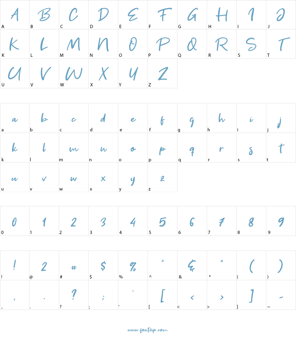 Get Show Font Character